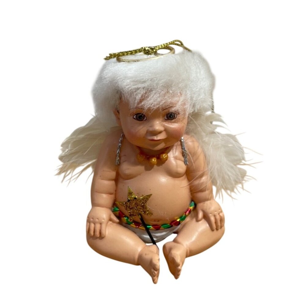 Bradford Exchange Christmas Ornament I'm No Angel Its Not Easy Being Cute 2009